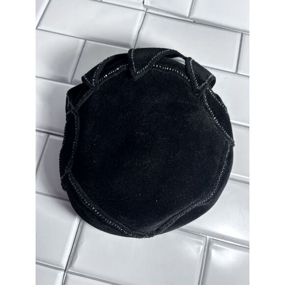 Helen Joyce Original New York Black Velour Vintage Hat With Rhinestones Fle’chet main image 15